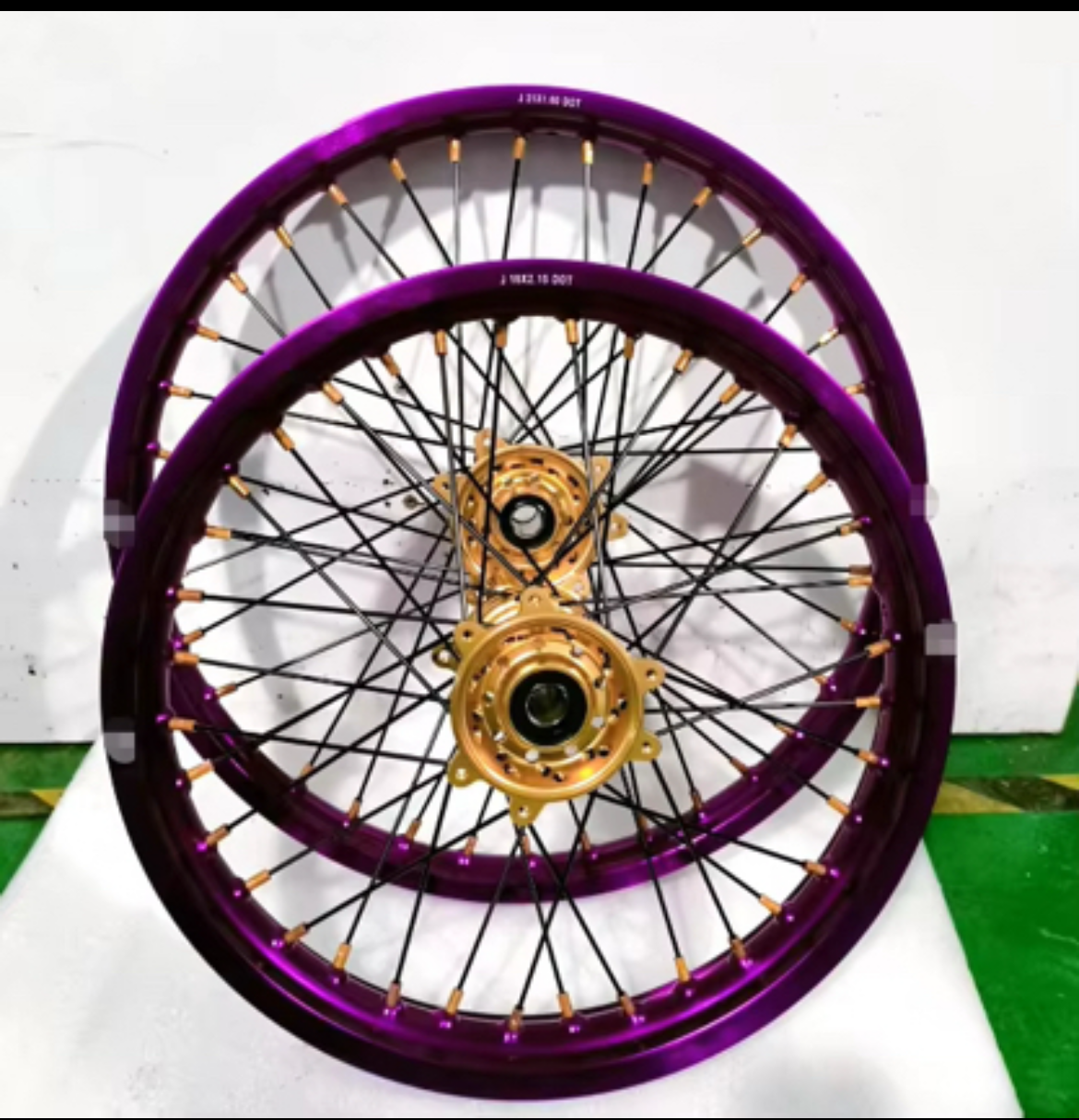Custom Supermoto Wheel Set For Surron LBX/E Ride Pro/Talaria XXX, MX3, MX4, and 79Bike