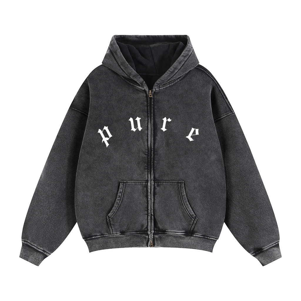 PURE Heavyweight Zip-Up Hoodie