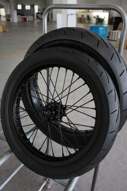 Custom Supermoto Wheel Set For Surron LBX/E Ride Pro/Talaria XXX, MX3, MX4, and 79Bike