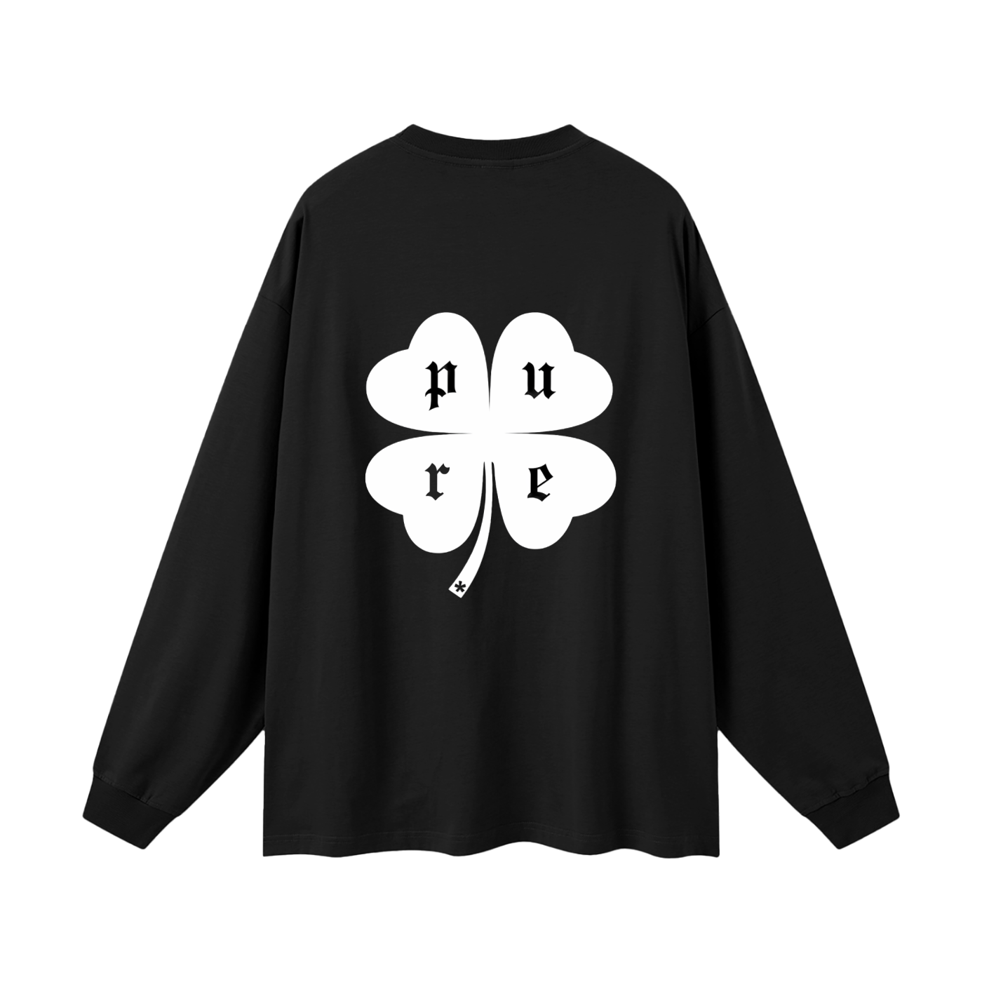 PURE Oversized Black Long Sleeve