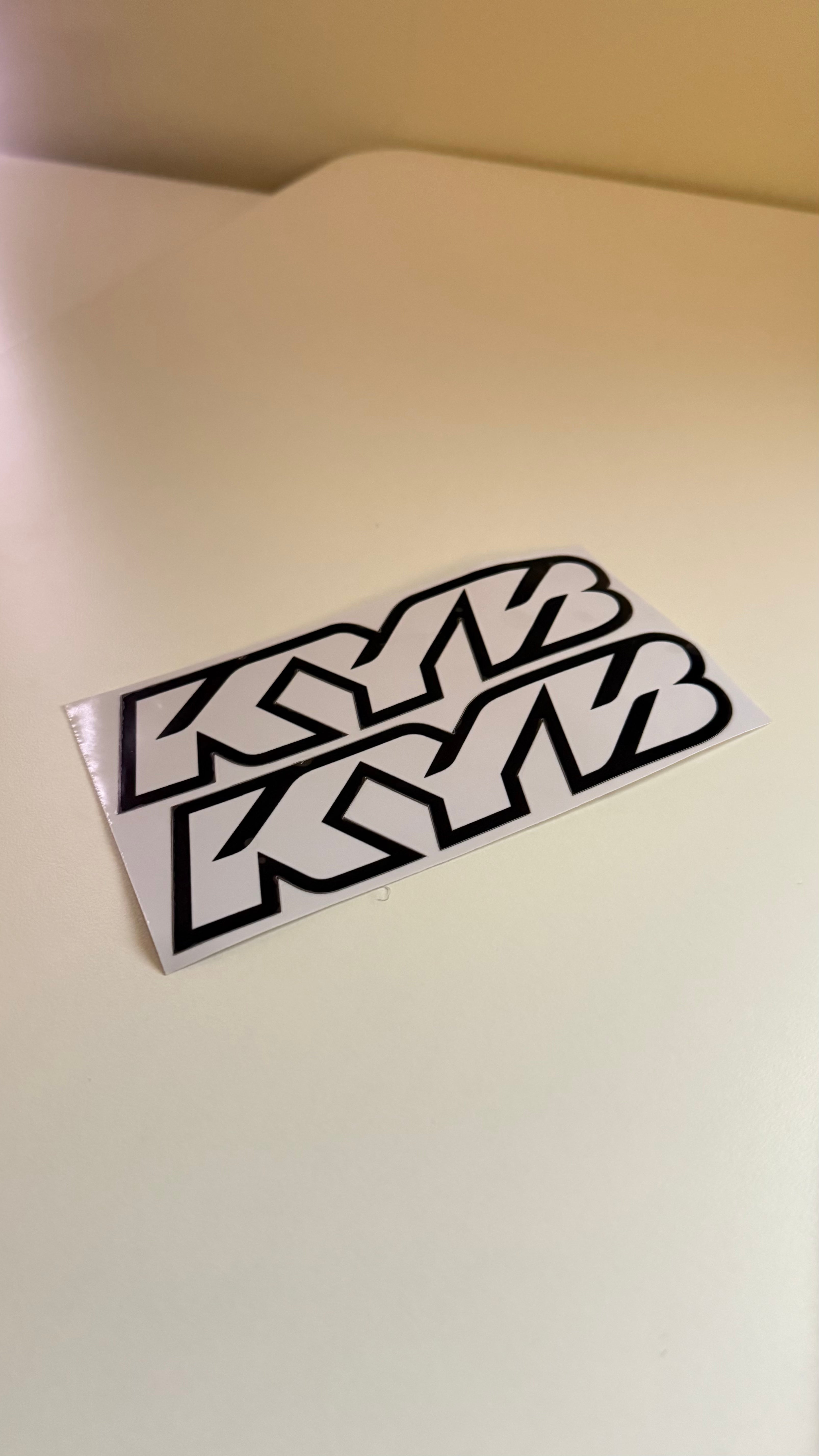 KYB Fork Stickers