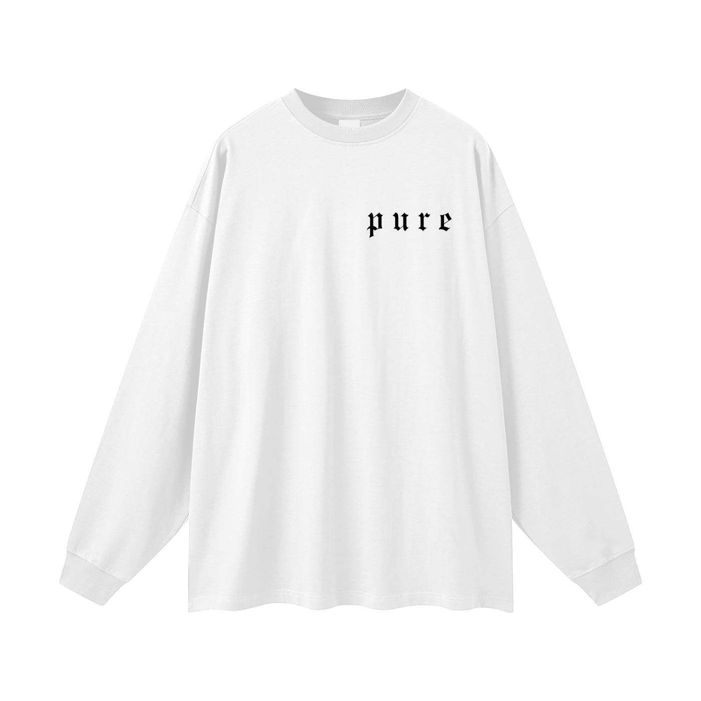 PURE Oversized White Long Sleeve